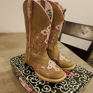 Toddler cowgirl boots sz 9
